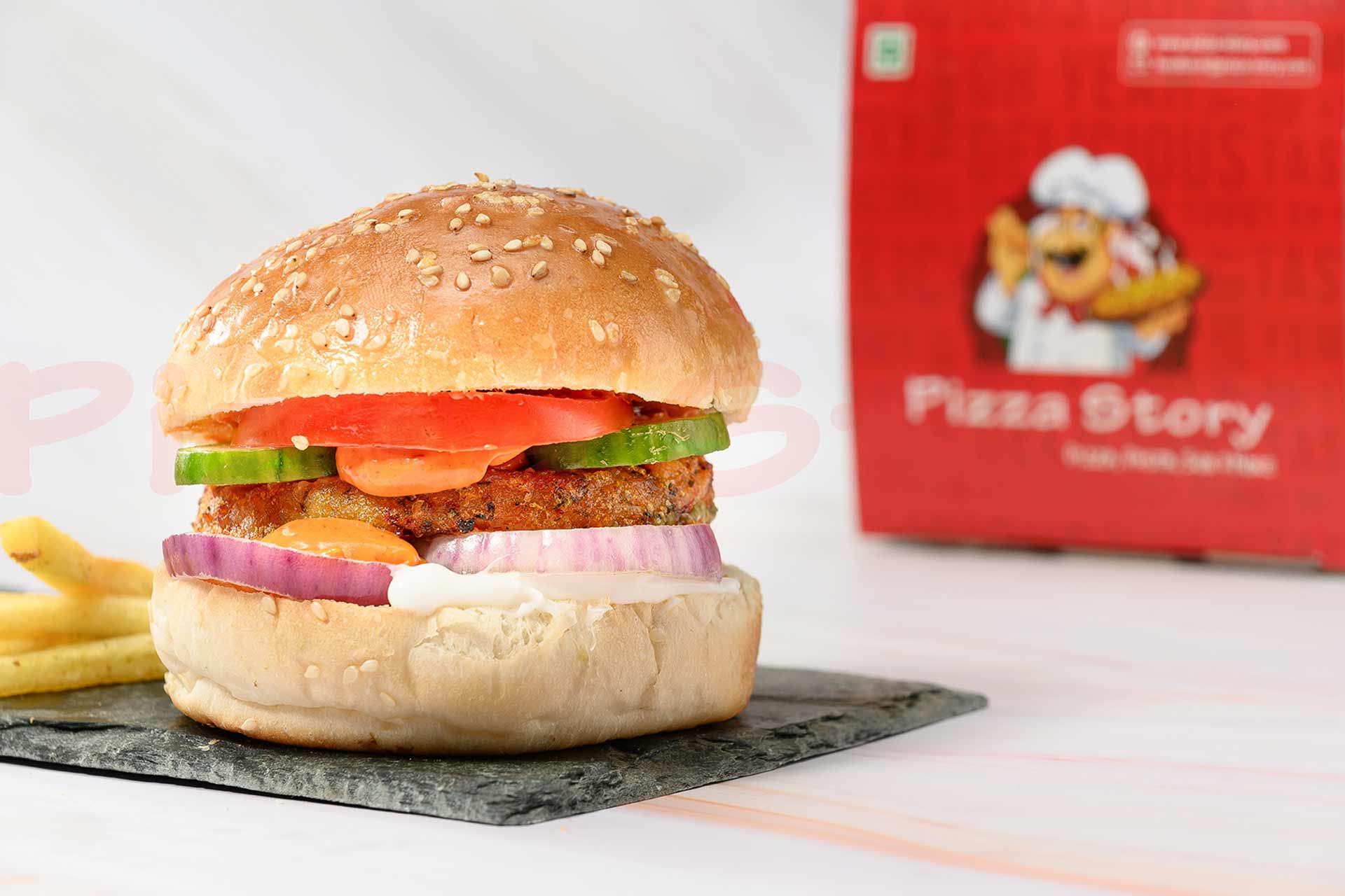 Makhani Paneer Burger
