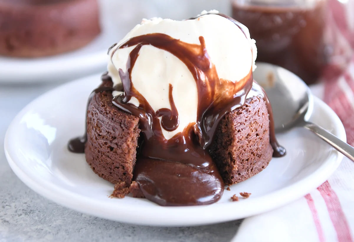 Melted Lava With Vanilla