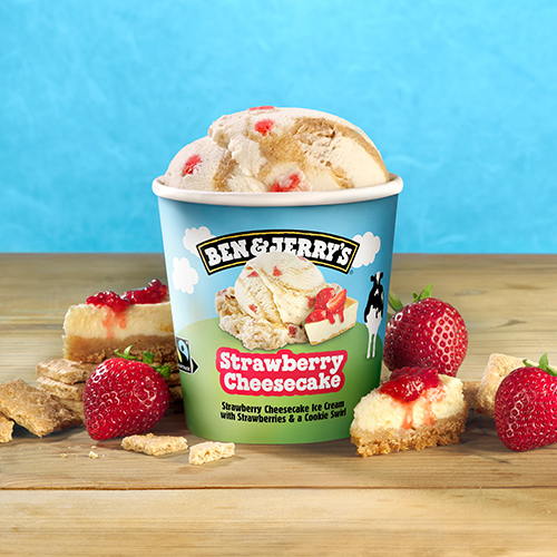 Ben & Jerry's Strawberry Cheesecake