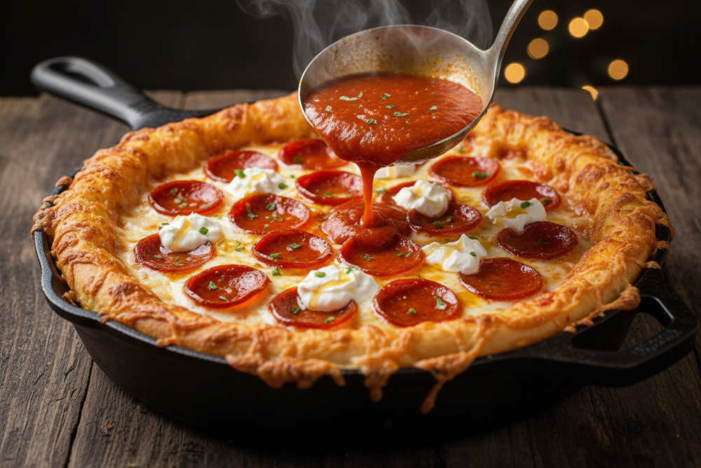 Chicago Hot Honey Pepperoni & Crème fraîche