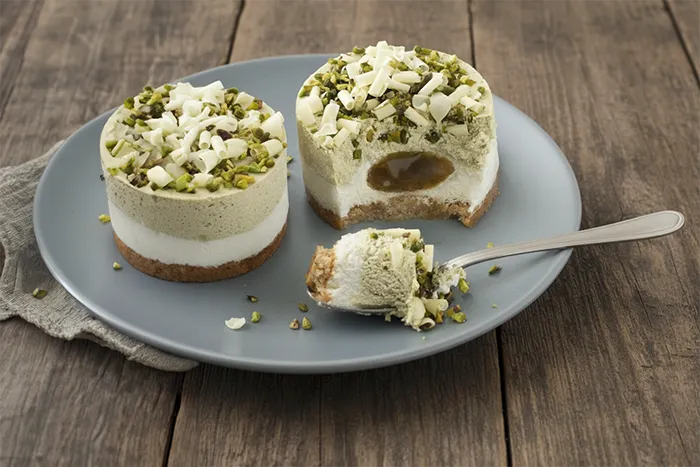 Mono Cremoso al Pistacchio – Pistazien-Creme-Törtchen