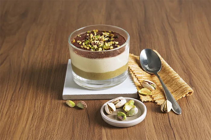 Coppa ai Pistacchi di Sicilia – Sizilianische Pistaziencreme im Glas