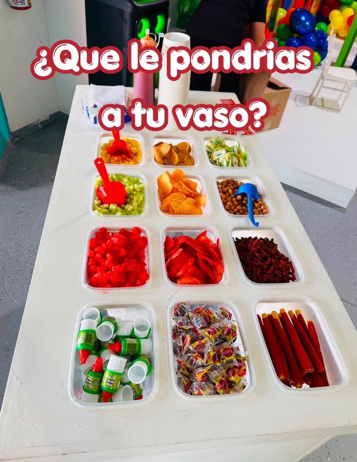 Barras de snacks para tu evento