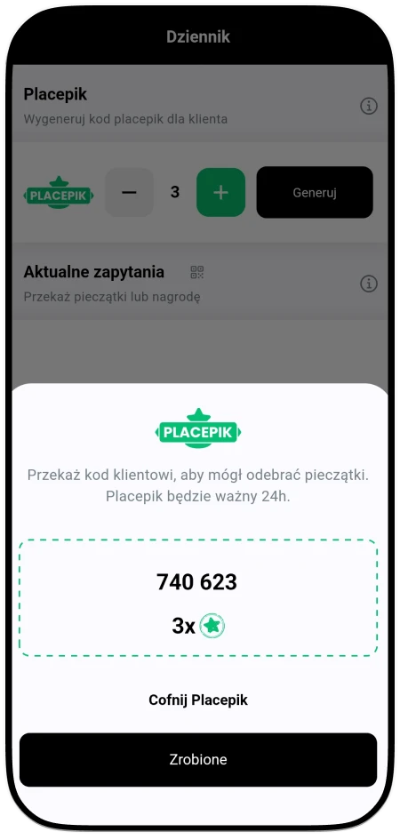 Wygeneruj Kod Placepik w Placepy Business