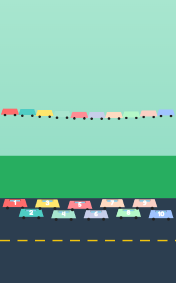 Ten Little Cars