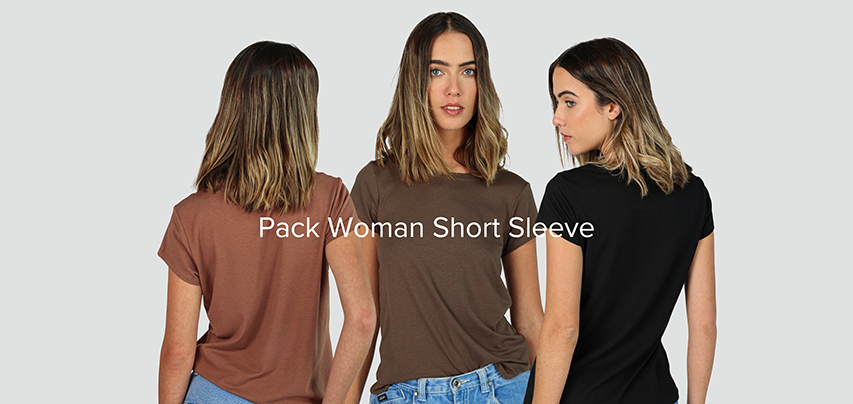 Pack woman short sleeve