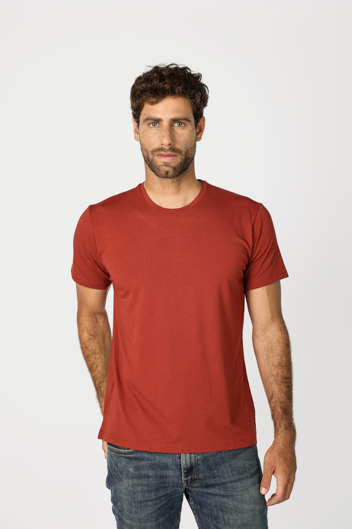 T-Shirt Custom Men - Ginger Orange - Imagen 1