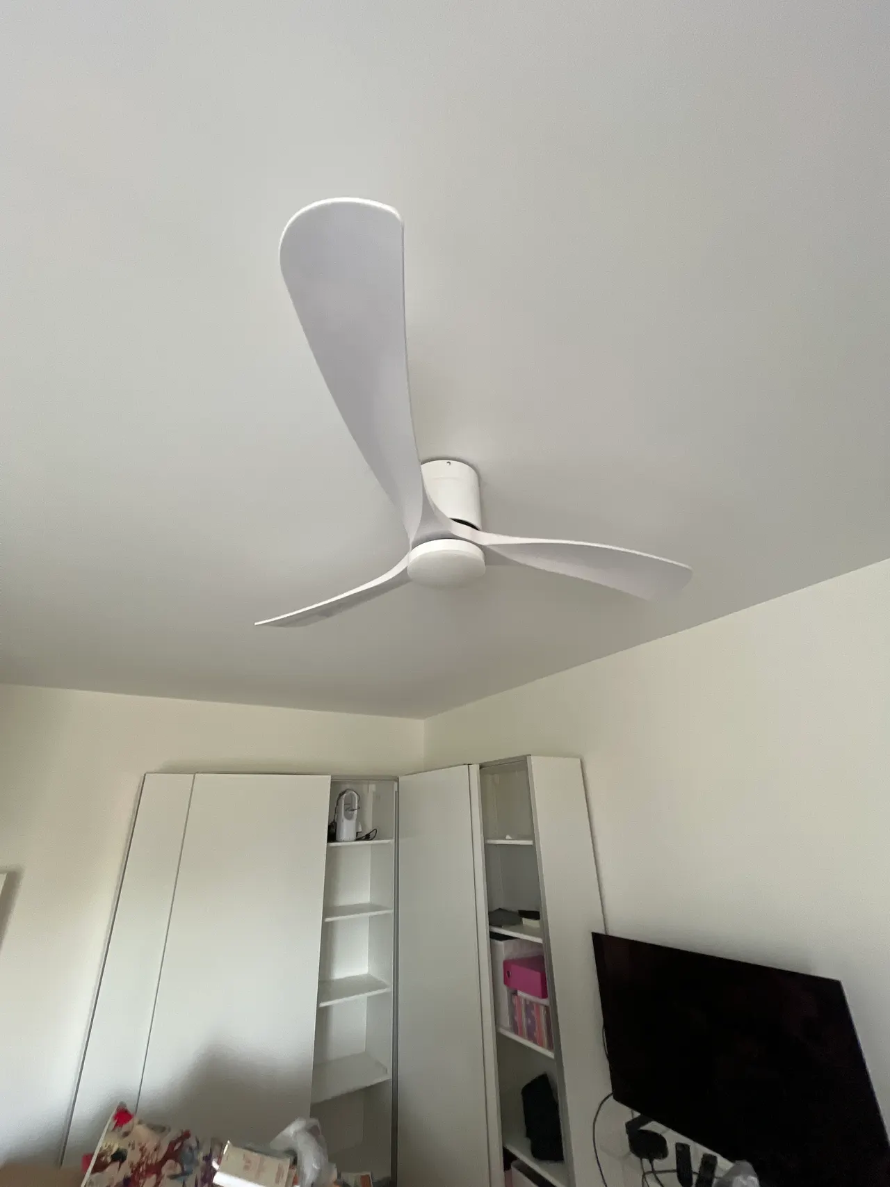 Après l'intervention : Installation ventilateur de plafond à Boulogne-Billancourt, réalisé par Said B.