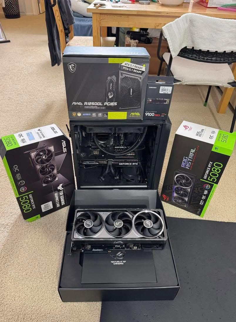 GeForce RTX 5090, RTX 5080, RTX 5070 Ti, RTX 5070, RTX 4090, RTX 4080 Super,  RTX 4080, RTX 4070 Ti - foto 6