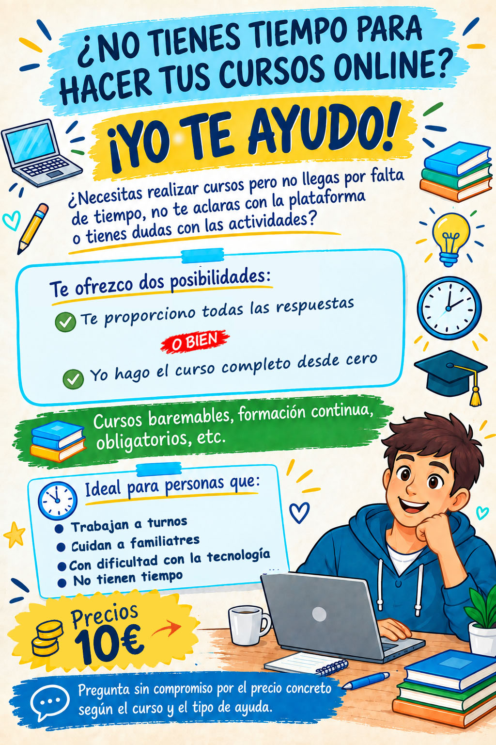 Respuestas cursos online sanitarios/no sanitarios - foto 1