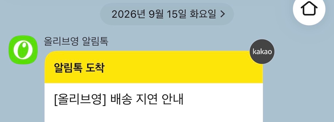 이번 올영세일 배송