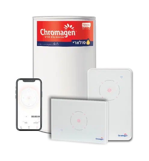 נעל ספורט בצבעי כחול, צהוב ואדום