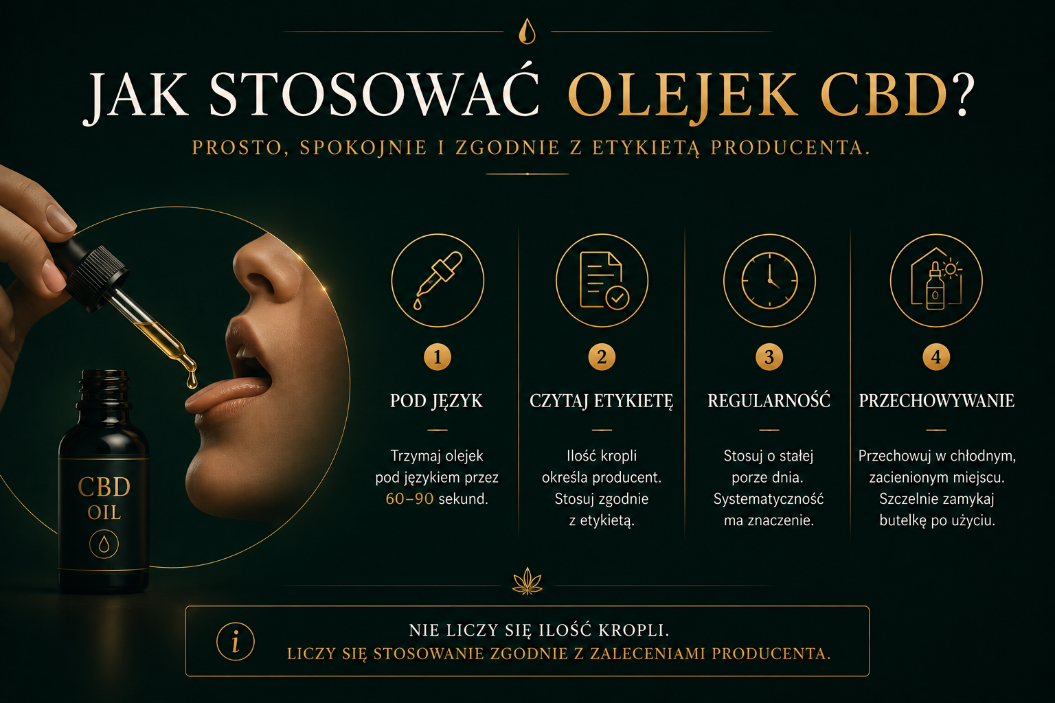 Jak stosować olejek CBD? Metoda i wskazówki