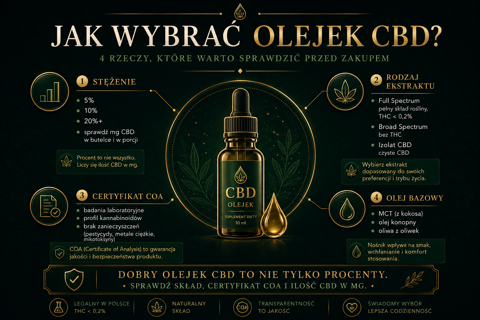 Jak wybrać olejek CBD? Praktyczny poradnik