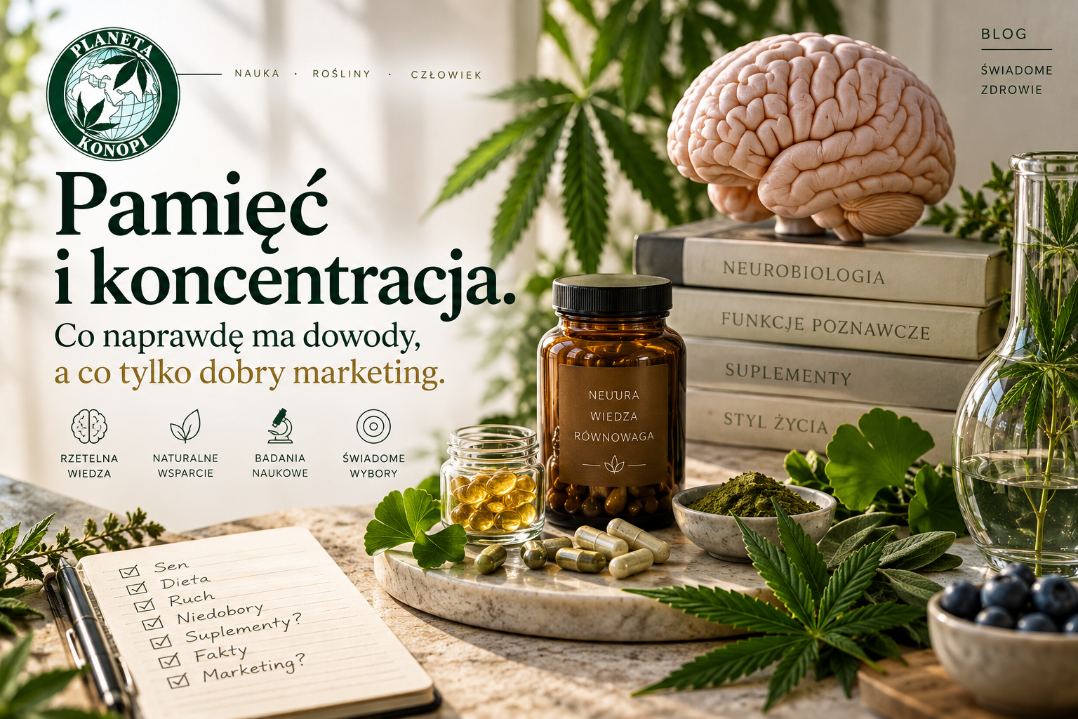 Pamięć i koncentracja. Co naprawdę ma dowody, a co tylko dobry marketing