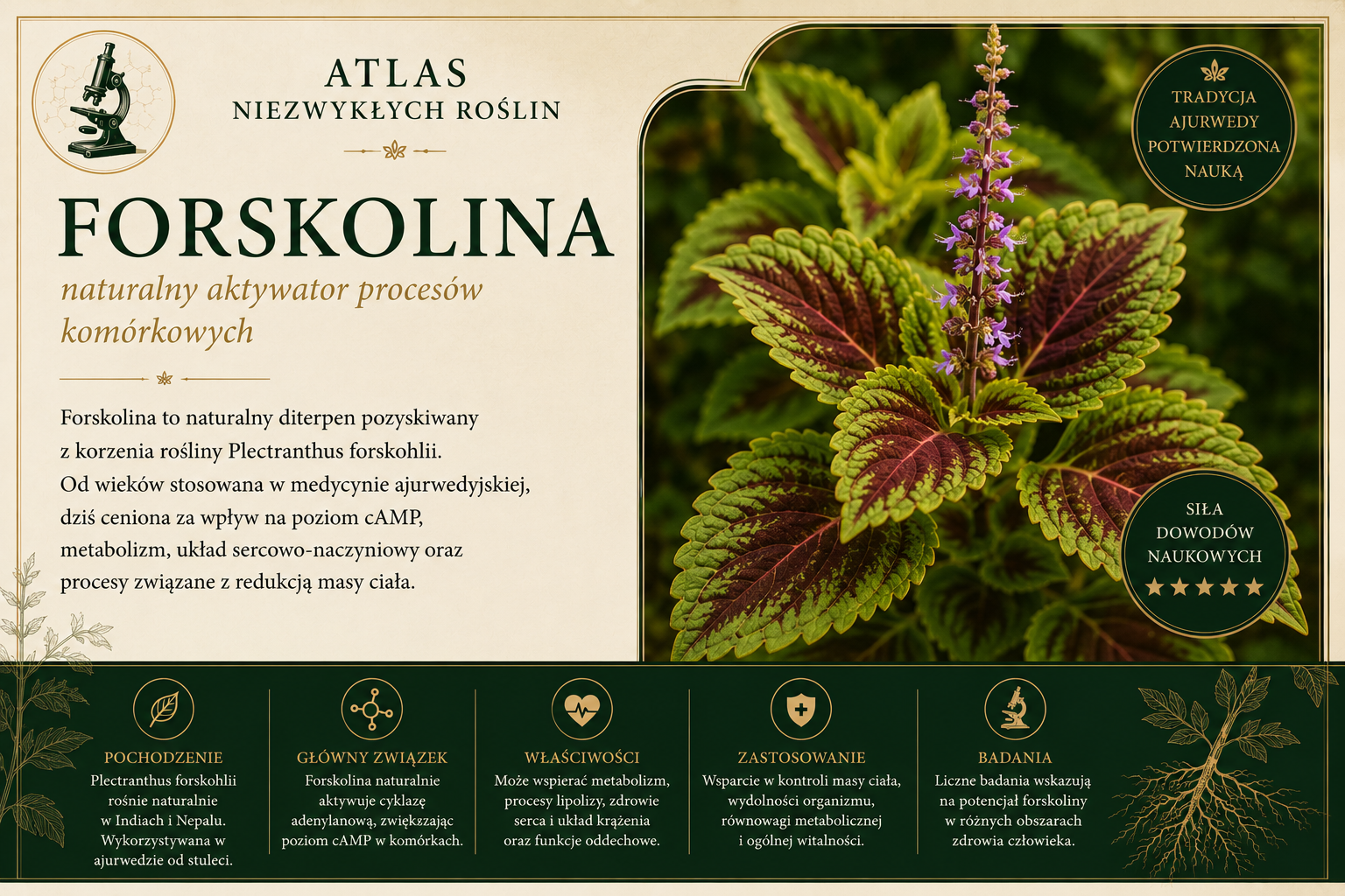 Pokrzywa indyjska i sekret forskoliny