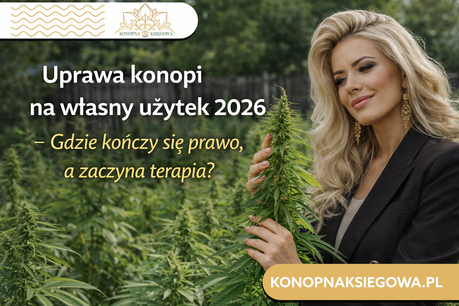 Uprawa konopi na własny użytek 2026: Prawo vs Pacjent | Ekspertka Konopna