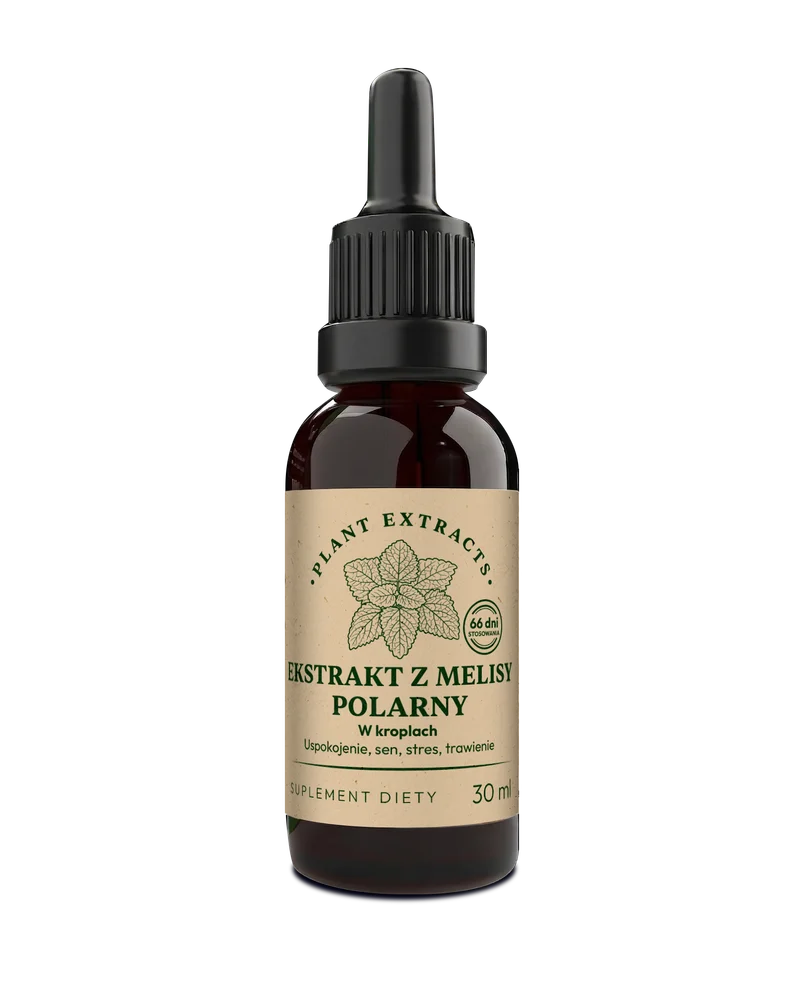 Melisa Ekstrakt POLARNY 30 ml (do herbaty) - sen, stres, trawienie VEGAN