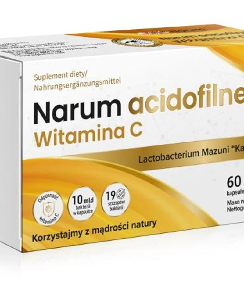 Narum Acidofilne Witamina C | 60 kapsułek