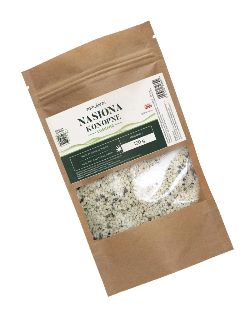 ŁUSKANE NASIONA KONOPI 1000g