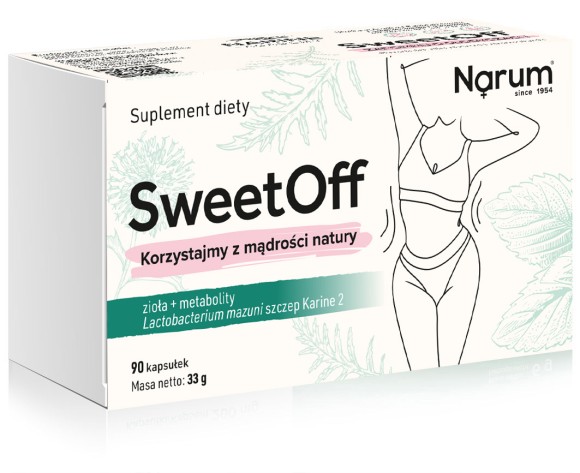 Narum Sweet OFF 400 mg 90 kaps.