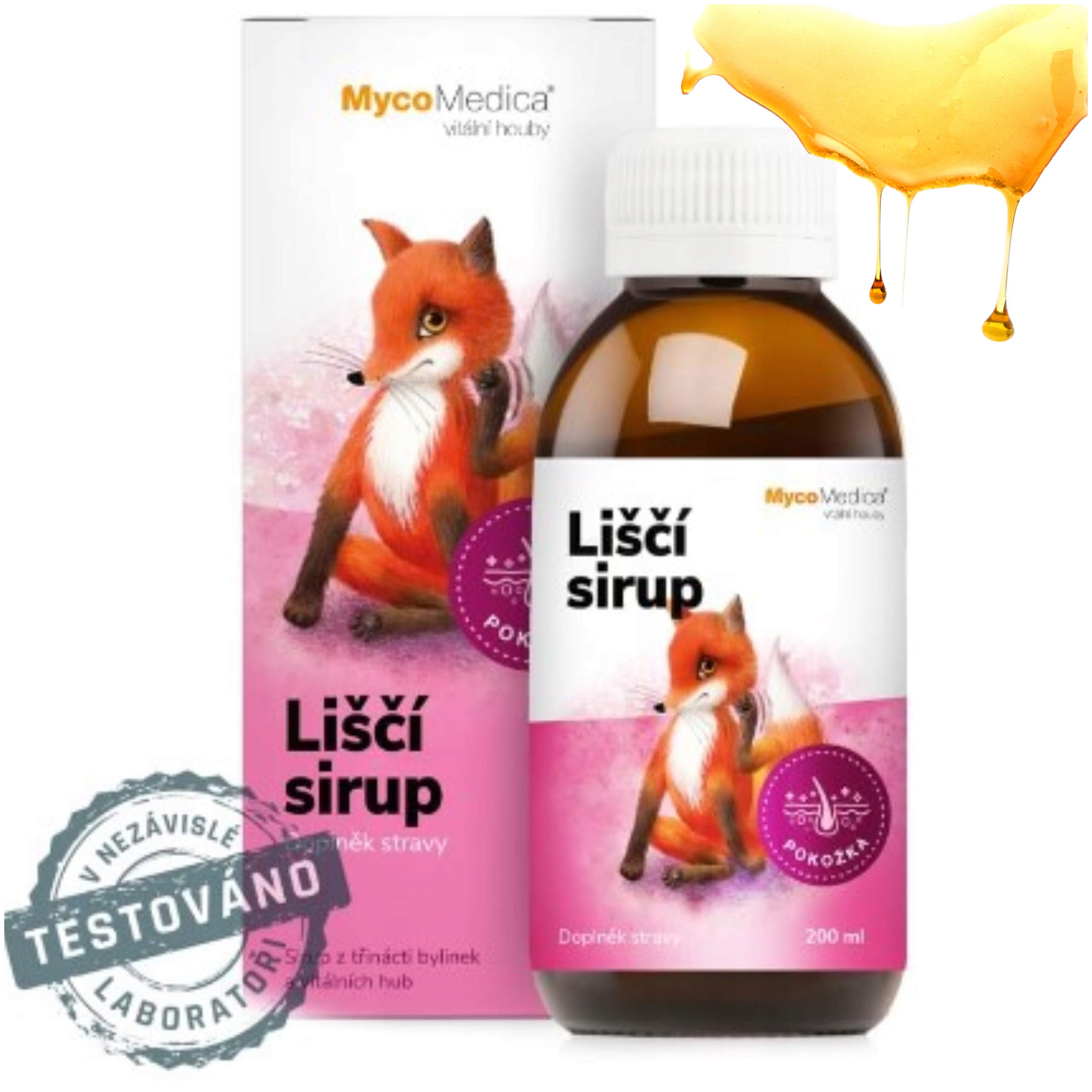 MycoMedica Syrop Lisi - suplement diety, 200 ml
