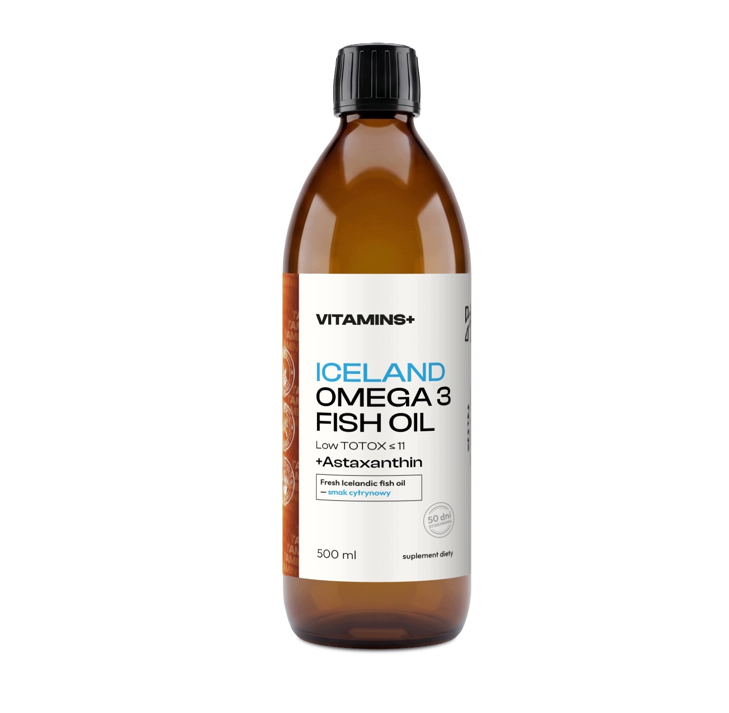 OMEGA 3 OLEJ RYBI z Islandii + Astaxanthin - 500 ml Hextra