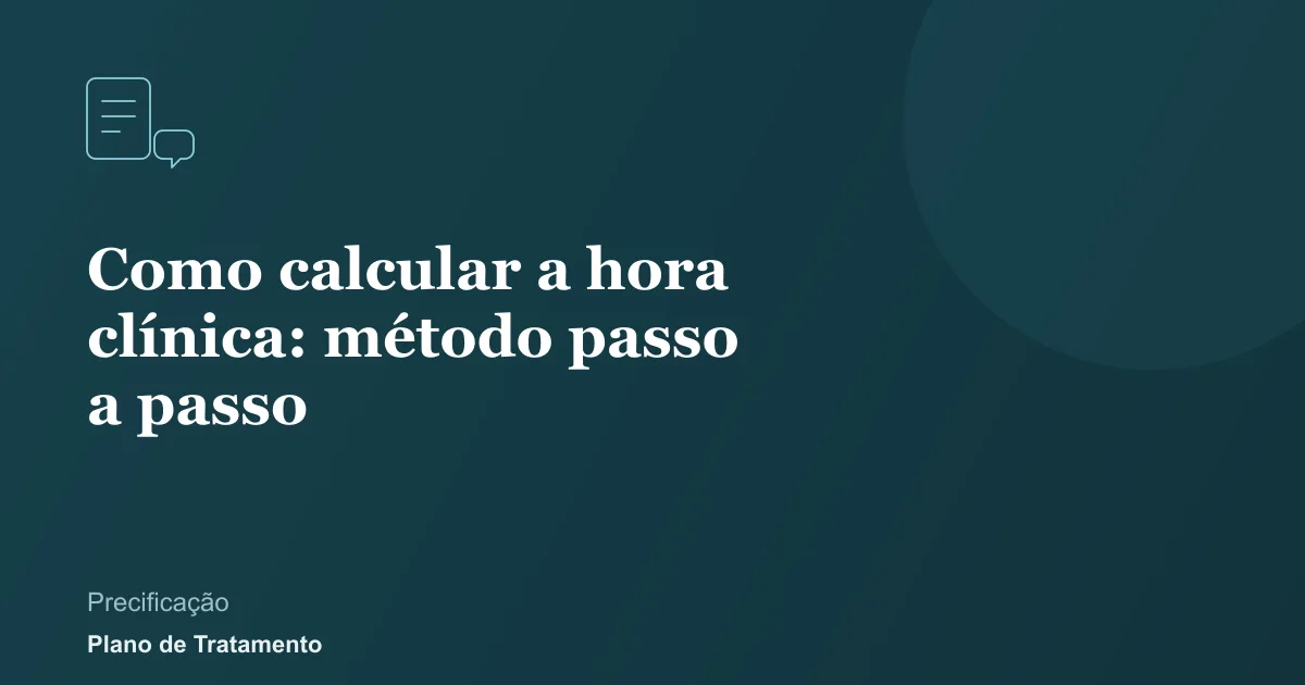 Ilustração de capa do artigo: Como calcular a hora clínica: método passo a passo
