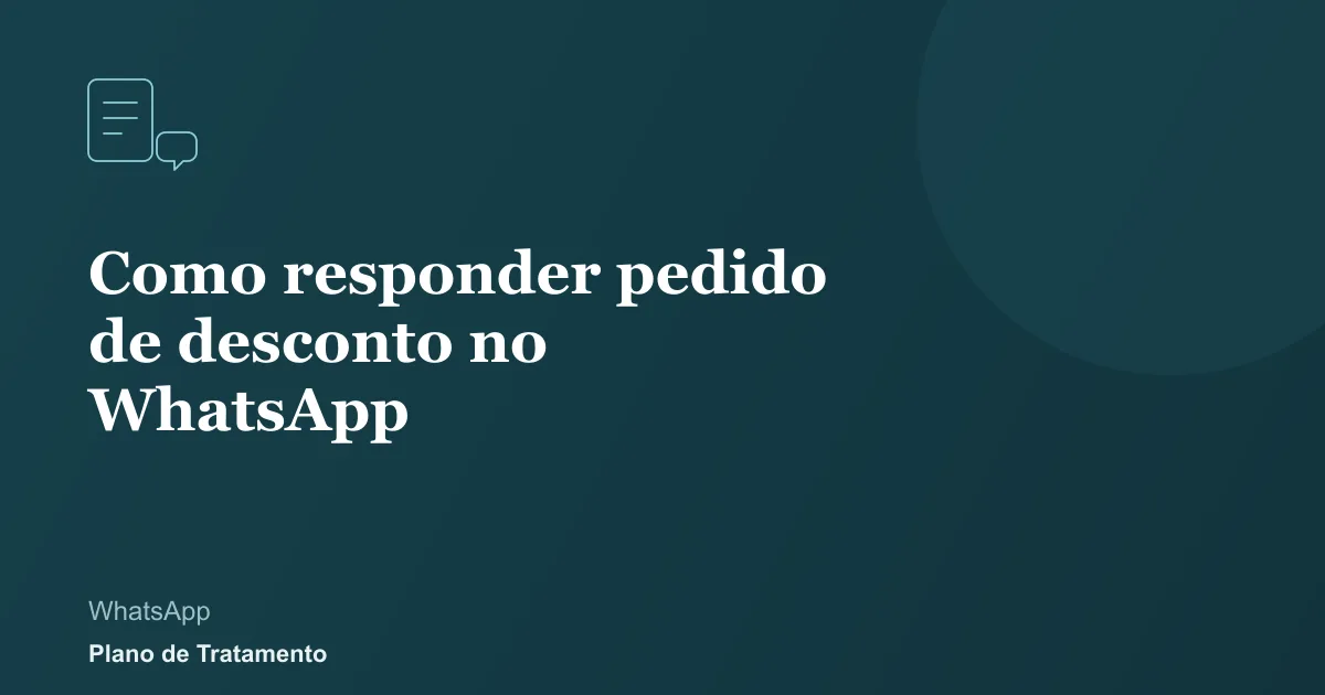 Ilustração de capa do artigo: Como responder pedido de desconto no WhatsApp