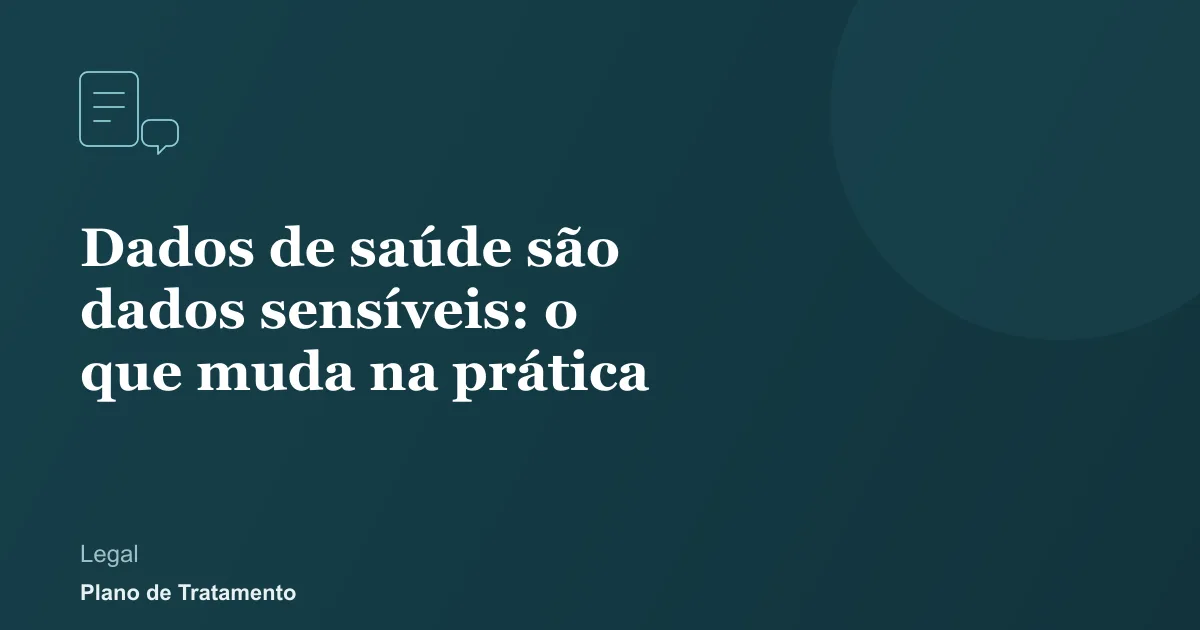 Ilustração de capa do artigo: Dados de saúde são dados sensíveis: o que muda na prática