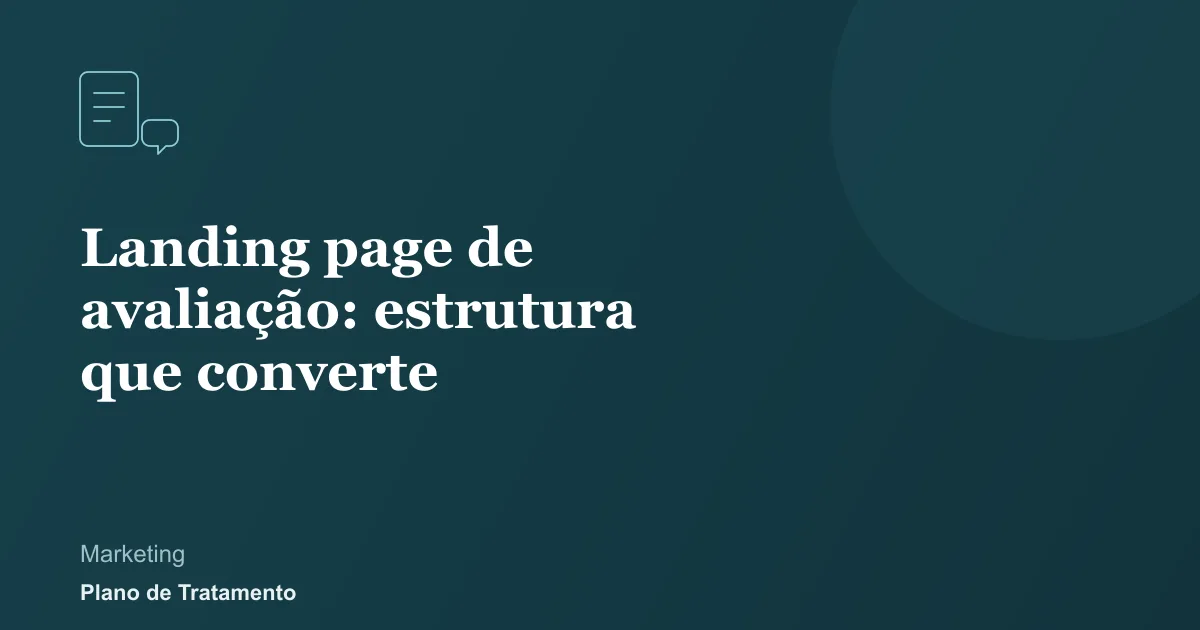 Ilustração de capa do artigo: Landing page de avaliação: estrutura que converte