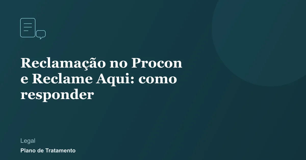 Ilustração de capa do artigo: Reclamação no Procon e Reclame Aqui: como responder