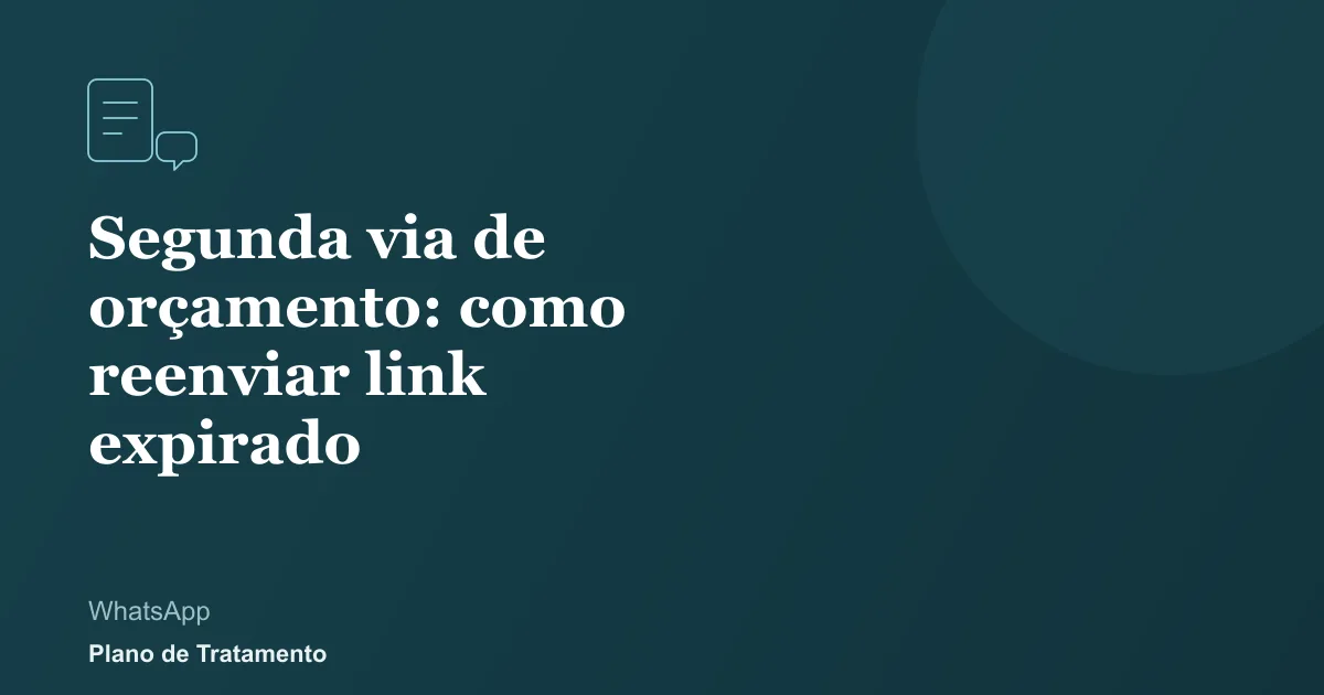 Ilustração de capa do artigo: Segunda via de orçamento: como reenviar link expirado