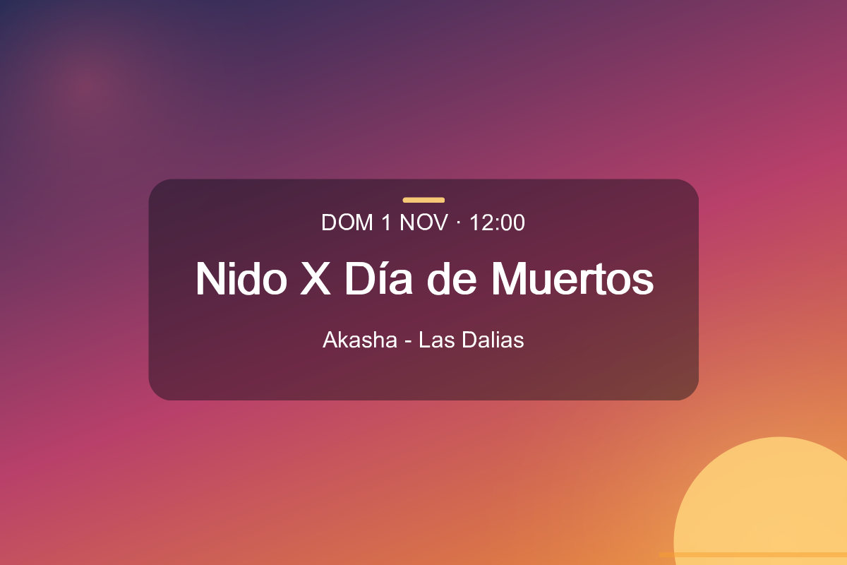 Nido X Día de Muertos