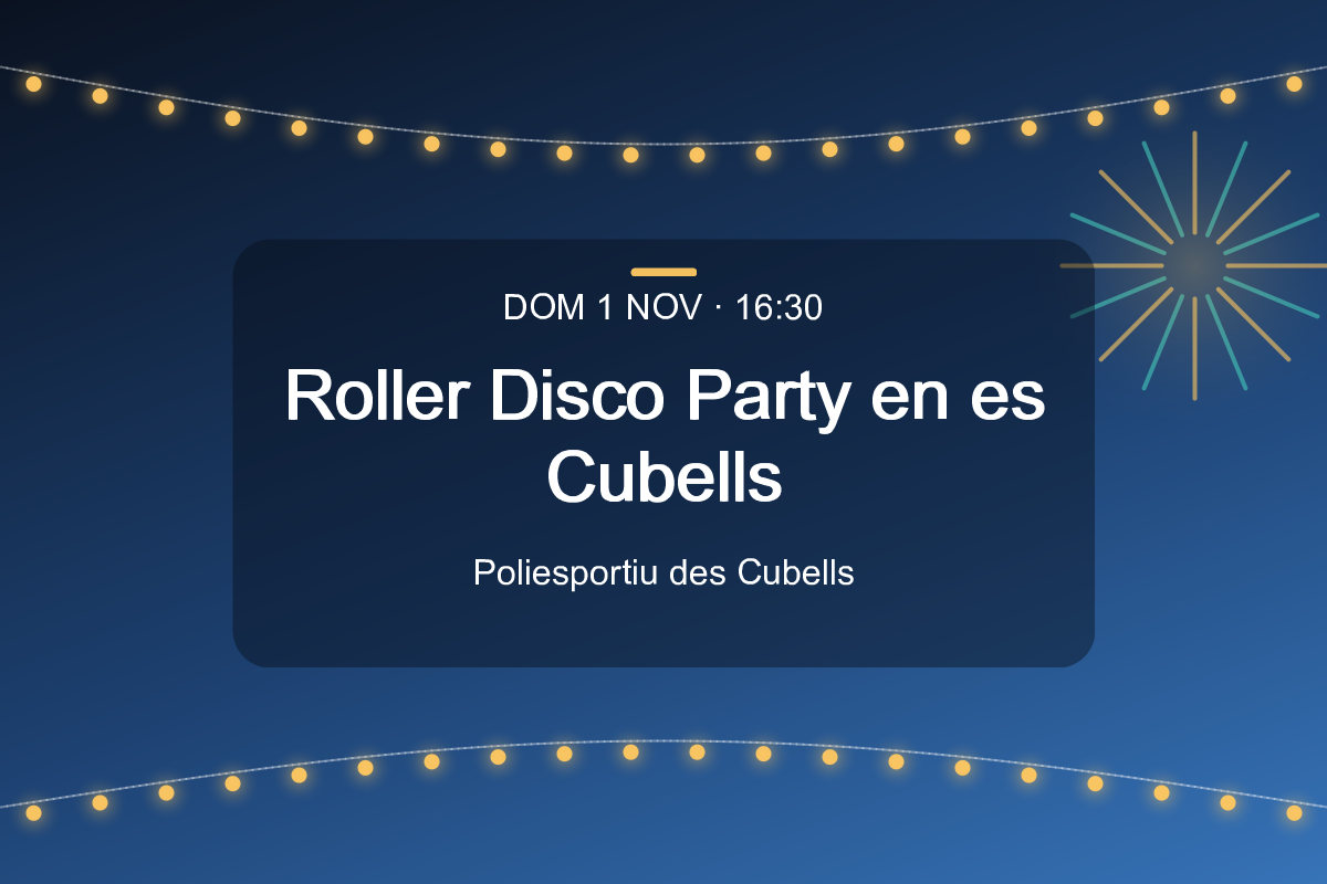 Roller Disco Party en es Cubells