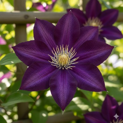 (Clematis) Clematis Jackmanii
