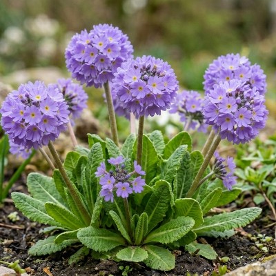 (Sleutelbloem) Primula denticulata 'Blue Selection'