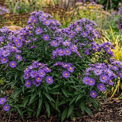 (Aster) Aster ager. 'Ezo Murazaki'