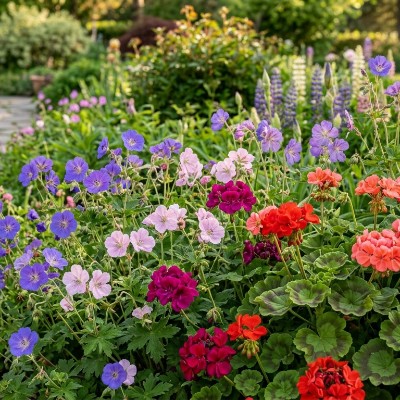 (Ooievaarsbek) Geranium Keuzepakket Geranium 4x 25 stuks