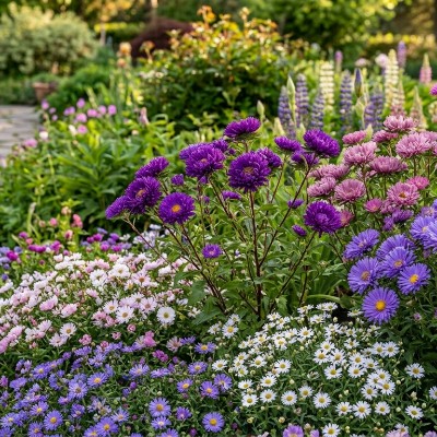 (Aster) Aster Keuzepakket Asters 4x 25 stuks