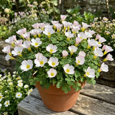 (Klaverzuring) Oxalis Obtusa 'Silver Moon'