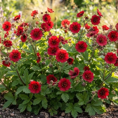 (Ganzerik) Potentilla atrosanguinea 'Red'