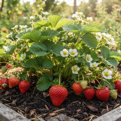 Eetbaar (Aardbei) Fragaria Ostara