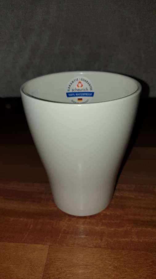 Osłonka ceramiczna  Scheurich ecru 2