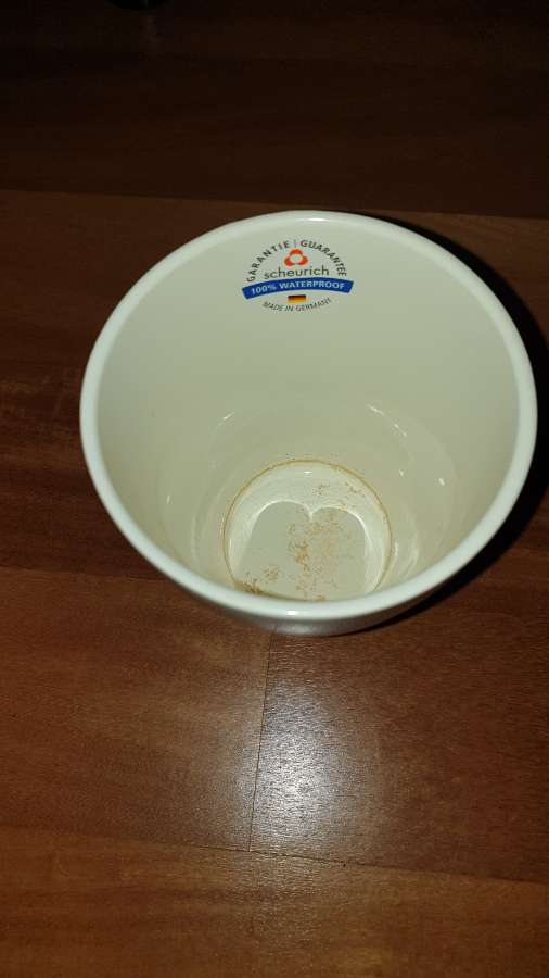 Osłonka ceramiczna  Scheurich ecru 3