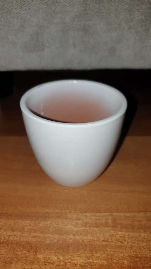 Osłonka doniczka ceramiczna biała 2