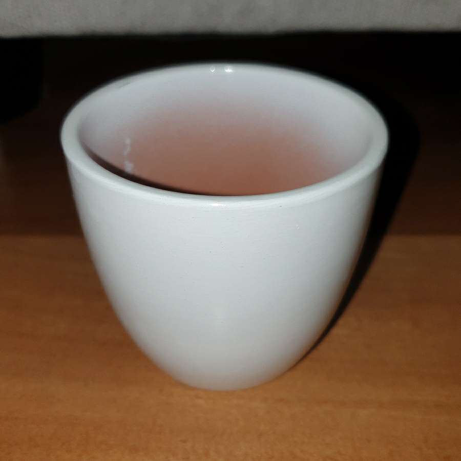 Osłonka doniczka ceramiczna biała