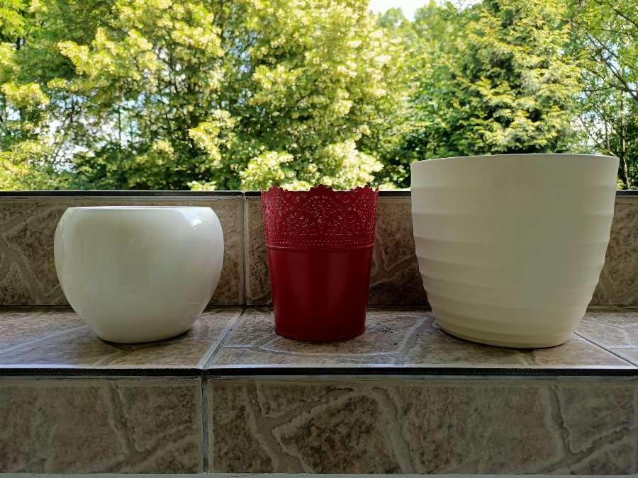 Osłonki na doniczki 12 -19 cm 3
