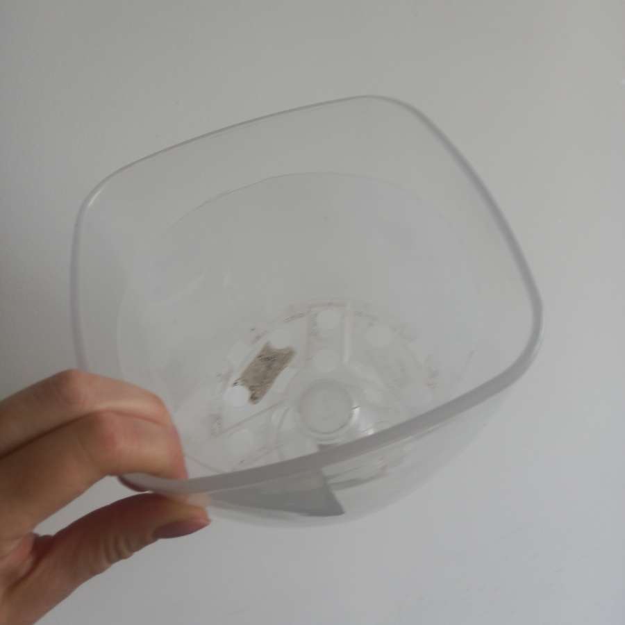 Duża plastikowa oslonka do storczyka