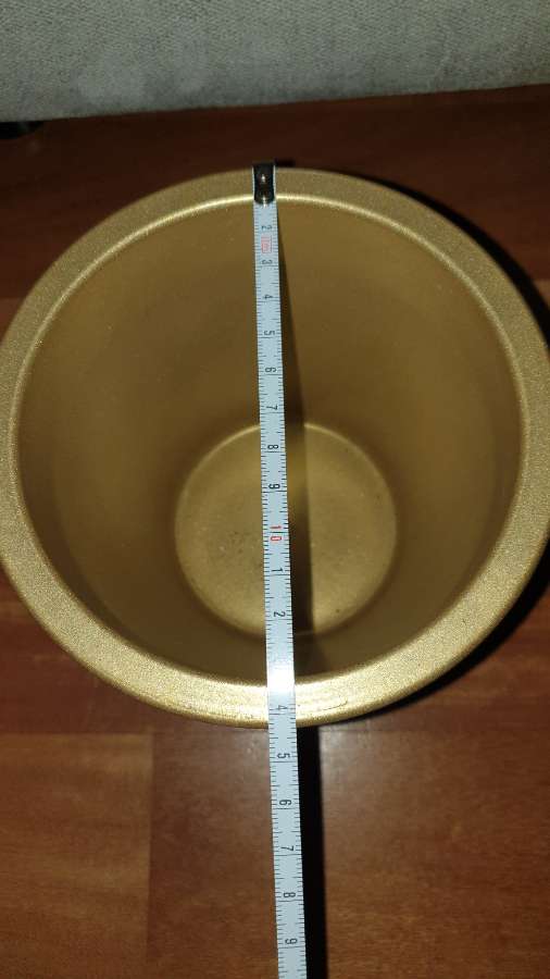 Złota gruba ceramiczna osłonka, nowa 4